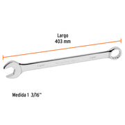 Llave combinada extralarga 1-3/16' x 403 mm de largo, EXPERT