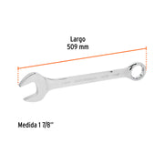 Llave combinada extralarga 1-7/8' x 509 mm de largo, EXPERT