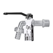 Llave de esfera, 1/2' de zinc, PRETUL