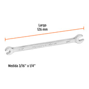 Llave española, 3/16 x 1/4' x 126 mm de largo, TRUPER EXPERT