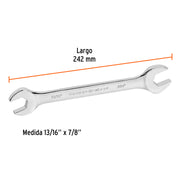 Llave española, 13/16 x 7/8' x 242 mm de largo, EXPERT
