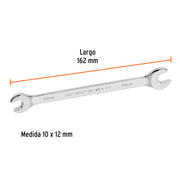 Llave española 10 x 12 x 162 mm de largo, TRUPER EXPERT