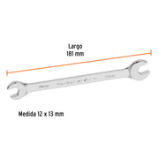 Llave española 12 x 13 x 181 mm de largo, TRUPER EXPERT