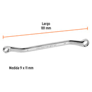 Llave de estrías 9 x 11 x 181 mm largo, TRUPER EXPERT