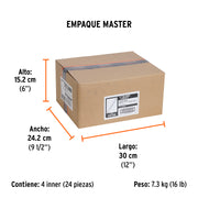 Llave de estrías 25/32 x 13/16' x 291mm largo, TRUPER EXPERT