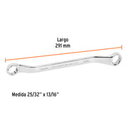 Llave de estrías 25/32 x 13/16' x 291mm largo, TRUPER EXPERT