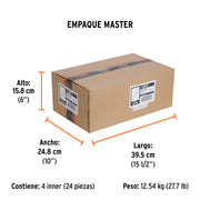 Llave de estrías 15/16 x 1' x 361 mm largo, TRUPER EXPERT
