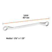 Llave de estrías 1-1/16 x 1-1/8' x 407 mm largo, EXPERT