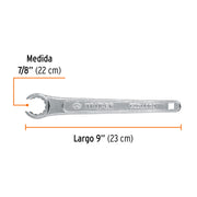 Llave 9' para tanque de gas, TRUPER