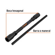 Llave de artillería, 1 x 1-1/8' boca hexagonal, TRUPER