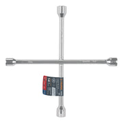 Llave de cruz 14' pulida y cromada, TRUPER