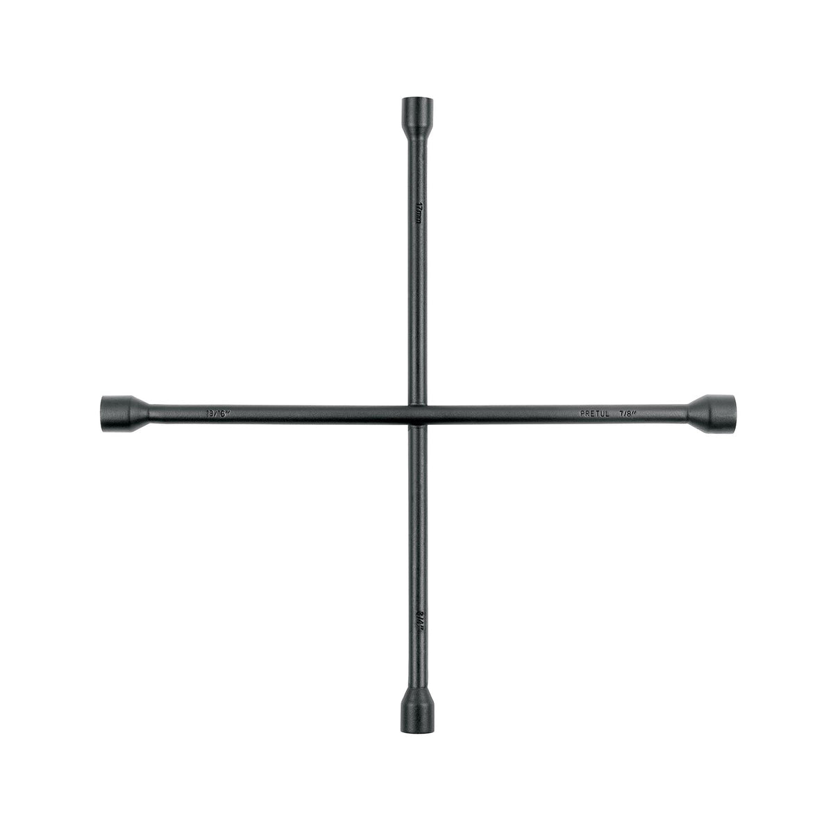 Llave de cruz 20', acabado negro mate, PRETUL