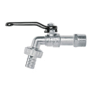 Llave de esfera, de zinc, 110 gr, entrada 1/2', FOSET BASIC