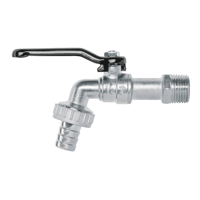 Llave de esfera, de zinc, 110 gr, entrada 1/2', FOSET BASIC