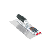 Llana 11' dentado triangular, 10 remaches,mango Comfort Grip