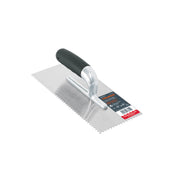 Llana 11' dentado triangular, 6 remaches, mango Comfort Grip