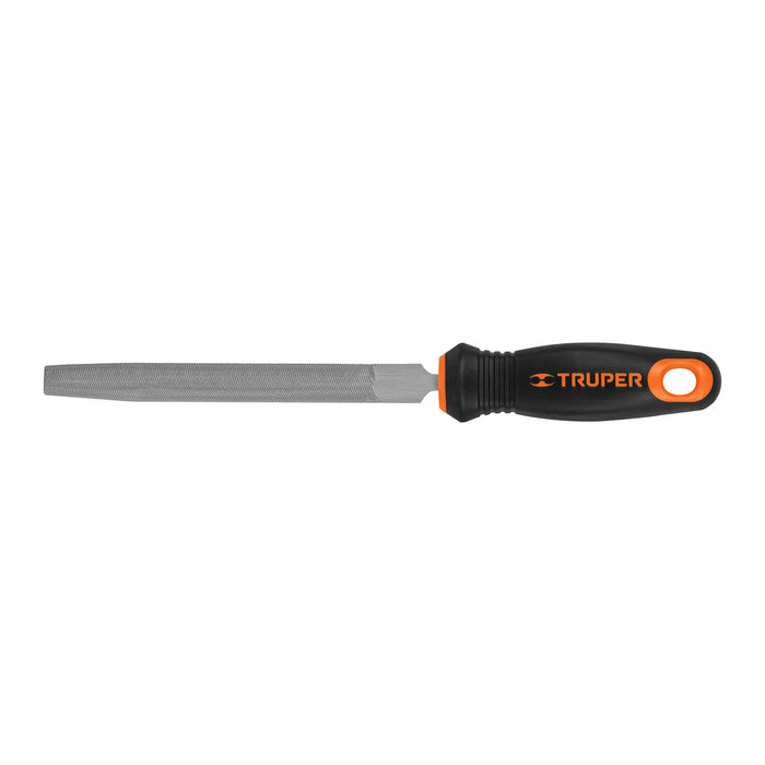 Lima media caña bastarda 6' con mango Comfort Grip, TRUPER