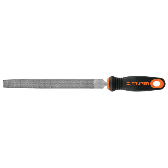Lima media caña bastarda 8' con mango Comfort Grip, TRUPER