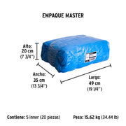 Lona de polietileno 2 x 3 m, azul, 110 g/m2, PRETUL