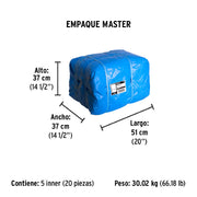 Lona de polietileno 3 x 4 m, azul, 110 g/m2, PRETUL