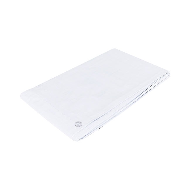Lona de polietileno 3 x 5 m, blanca, 110 g/m2, PRETUL