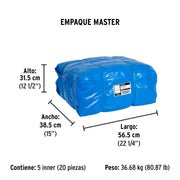 Lona de polietileno 3 x 5 m, azul, 110 g/m2, PRETUL