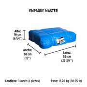 Lona de polietileno 4 x 6 m, azul, 110 g/m2, PRETUL