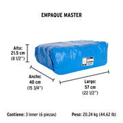 Lona de polietileno 4 x 7 m, azul, 110 g/m2, PRETUL