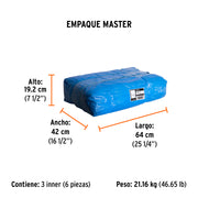 Lona de polietileno 5 x 6 m, azul, 110 g/m2, PRETUL
