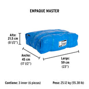 Lona de polietileno 5 x 7 m, azul, 110 g/m2, PRETUL