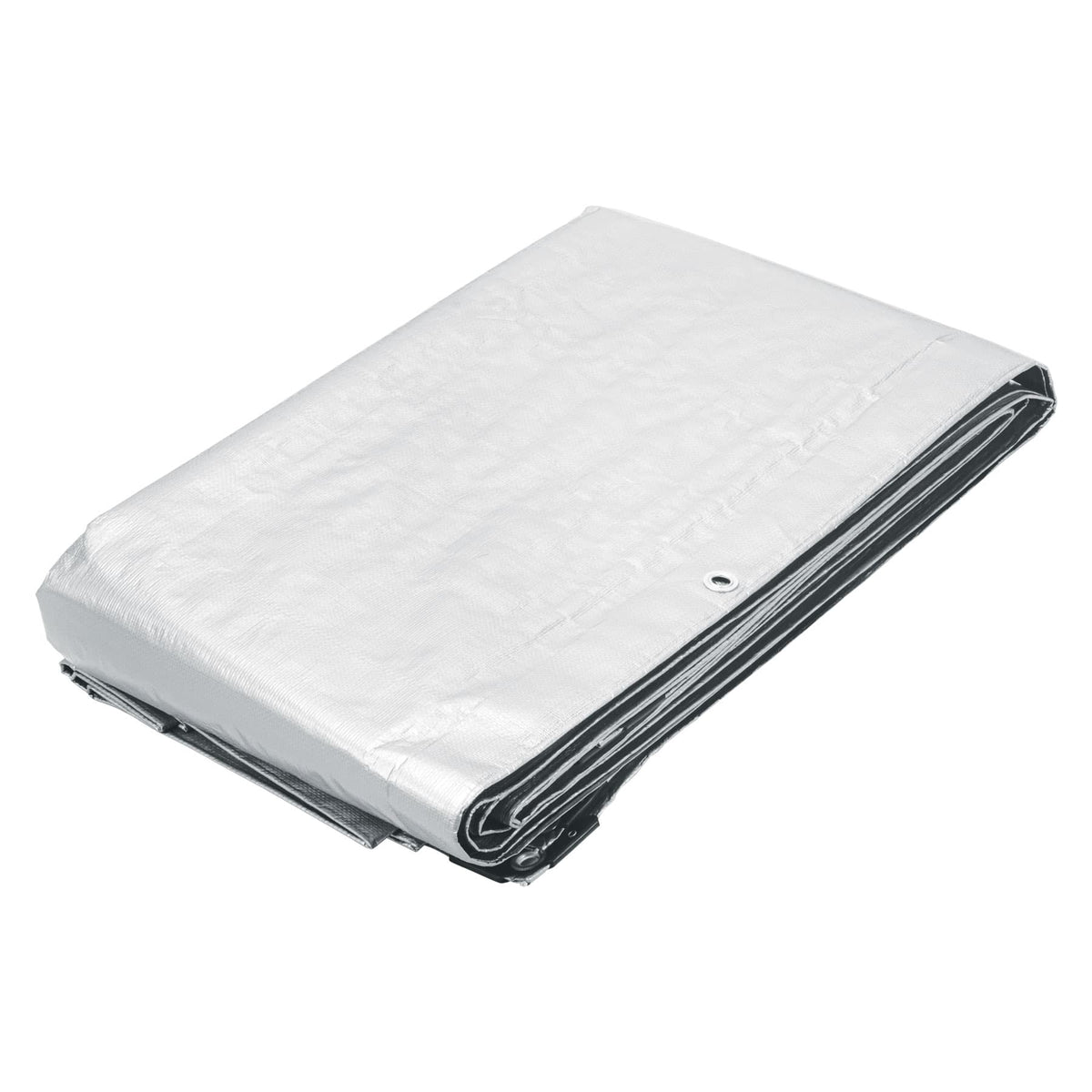 Lona de polietileno 6 x 12 m, blanca, 110 g/m2, PRETUL