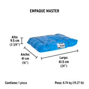 Lona de polietileno 6 x 12 m, azul, 110 g/m2, PRETUL