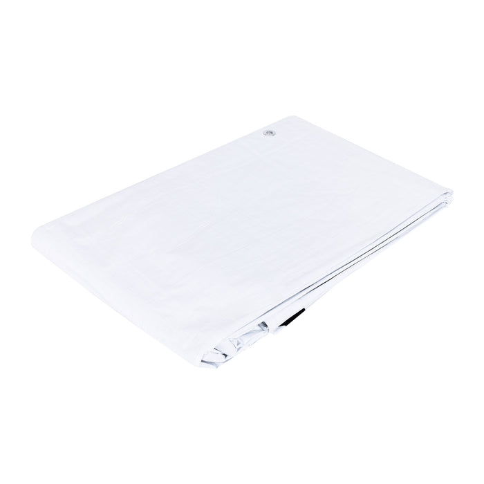 Lona de polietileno 6 x 6 m, blanca, 110 g/m2, PRETUL