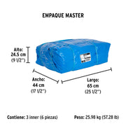 Lona de polietileno 6 x 6 m, azul, 110 g/m2, PRETUL