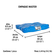 Lona de polietileno 6 x 9 m, azul, 110 g/m2, PRETUL