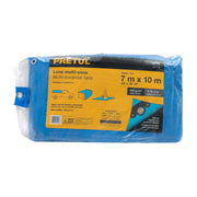 Lona de polietileno 7 x 10 m, azul, 110 g/m2, PRETUL