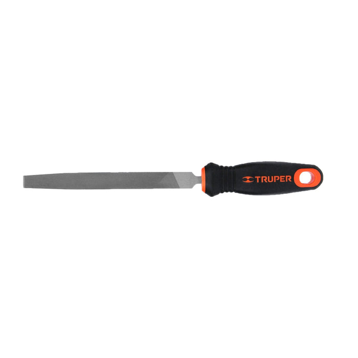 Lima plana bastarda 6' con mango Comfort Grip, TRUPER