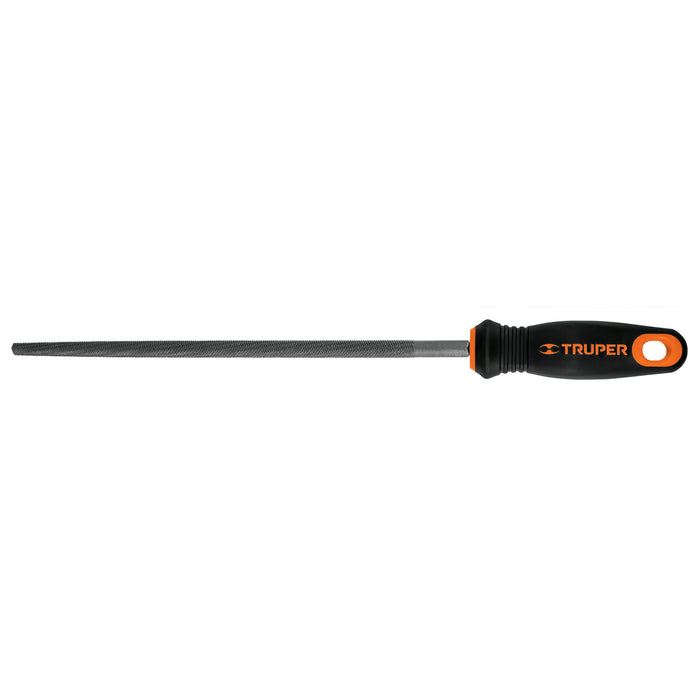 Lima redonda bastarda 10' con mango Comfort Grip, TRUPER