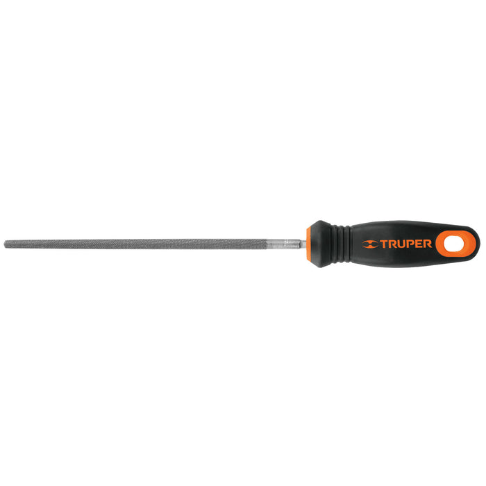 Lima redonda bastarda 8' con mango Comfort Grip, TRUPER