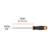 Lima redonda muza 6' con mango Comfort Grip, TRUPER