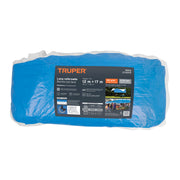 Lona de polietileno reforzada 12x17 m, azul, 180g/m2, TRUPER