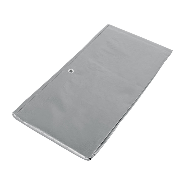 Lona de polietileno reforzada 2 x 3 m, gris, 180g/m2, TRUPER