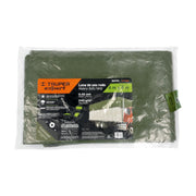 Lona uso rudo 4 x 6 m, verde olivo, 240 g/m2, TRUPER EXPERT