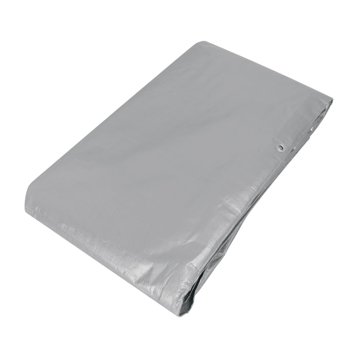 Lona de polietileno reforzada 5 x 5 m, gris, 180g/m2, TRUPER