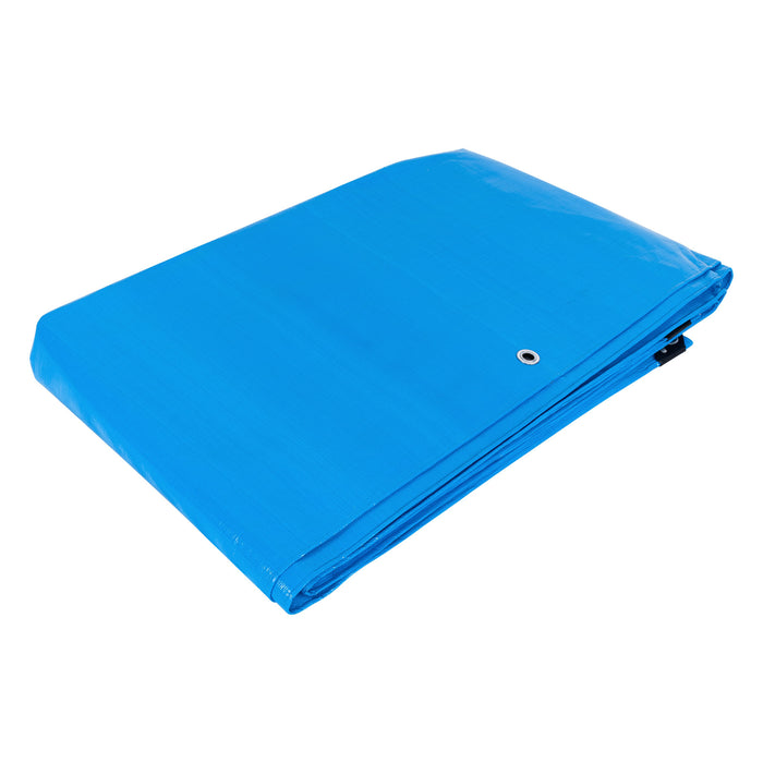 Lona de polietileno reforzada 5 x 7 m, azul, 180g/m2, TRUPER