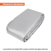 Lona de polietileno reforzada 9x14 m, gris, 180g/m2, TRUPER