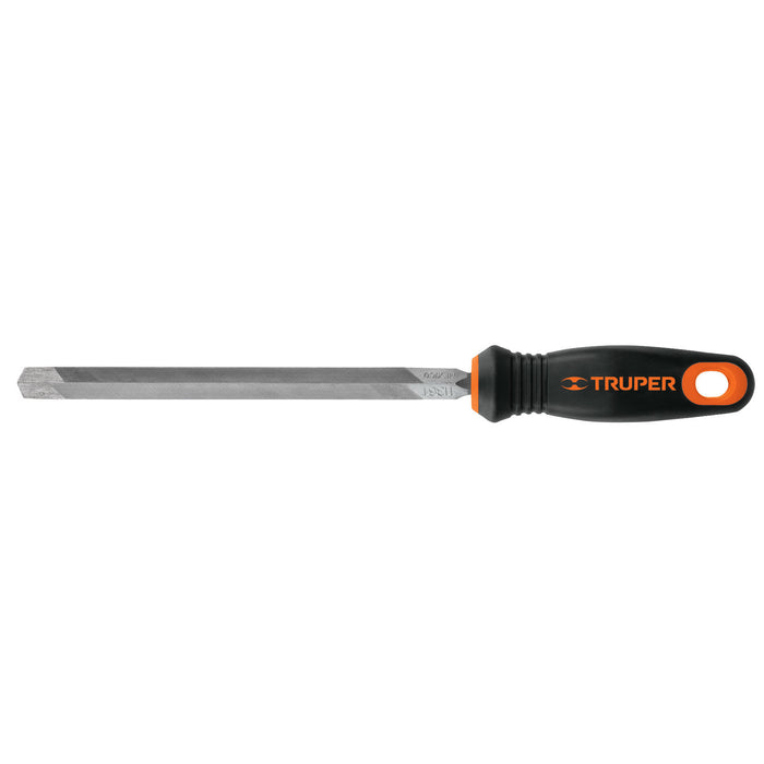 Lima triángulo pesado 8' 32 dpp, mango Comfort Grip, TRUPER