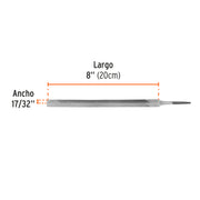 Lima triangular 8' para machete, 36 dpp, TRUPER