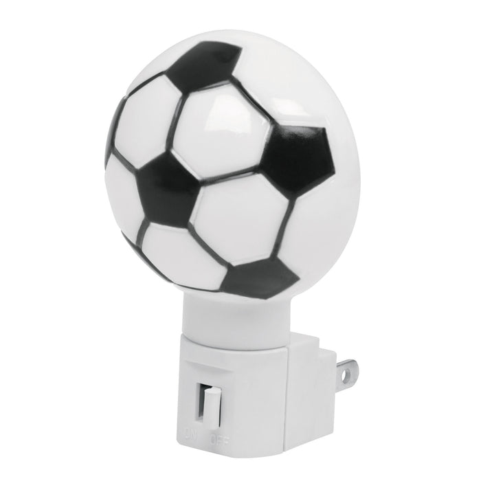 Luz de noche con lámpara E12, balón soccer, VOLTECK