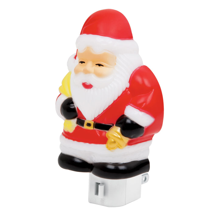 Luz de noche con lámpara E12, Santa Claus, VOLTECK